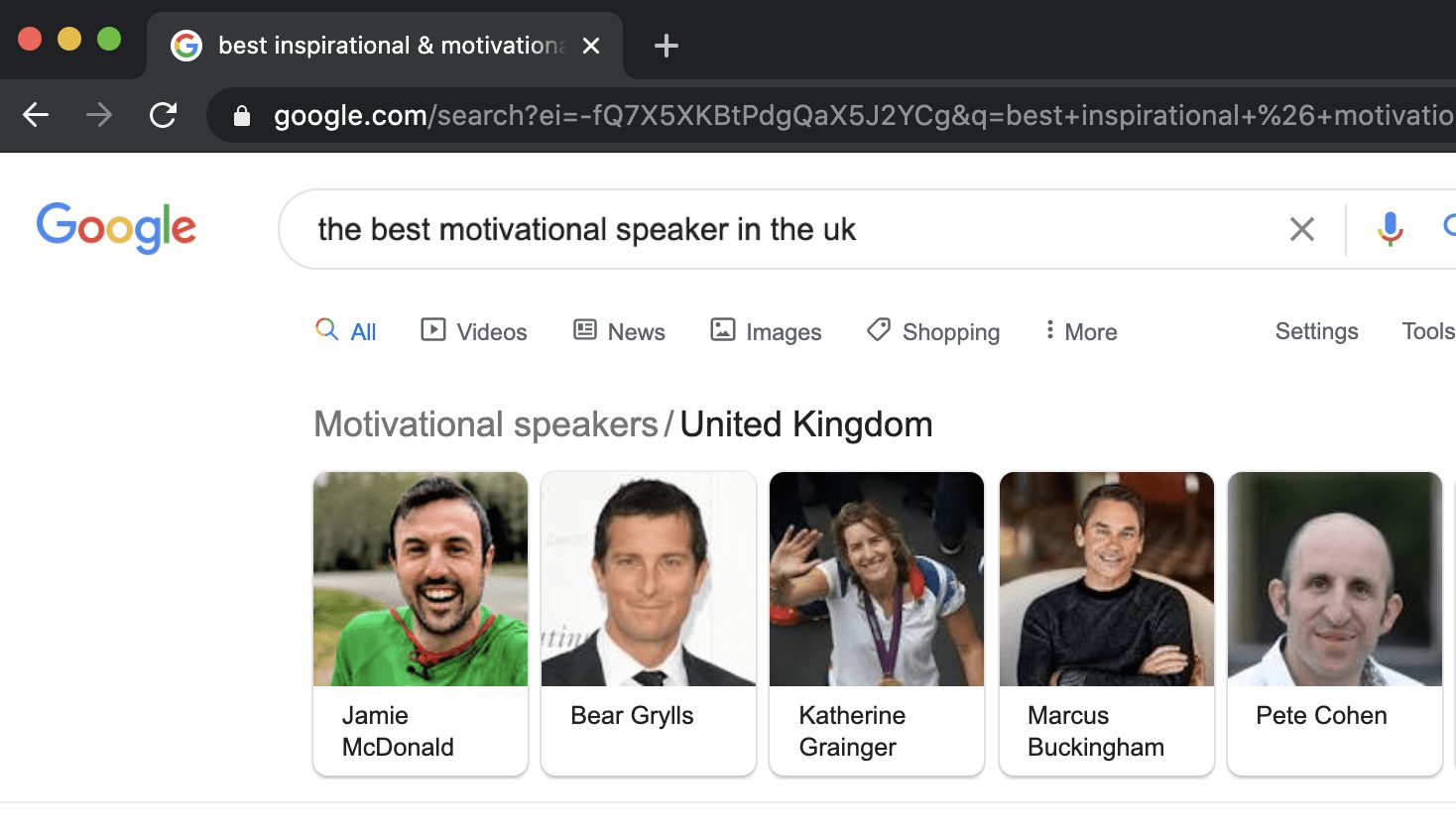 Bear Grylls, Keynote Speaker