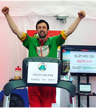 AdventuremanJPG1 Jamie McDonald is the Adventureman, World Record Breaker
